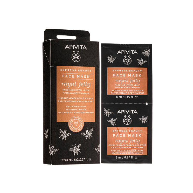 Apivita Royal Jelly Firming & Revitalizing Face Mask 12PCS