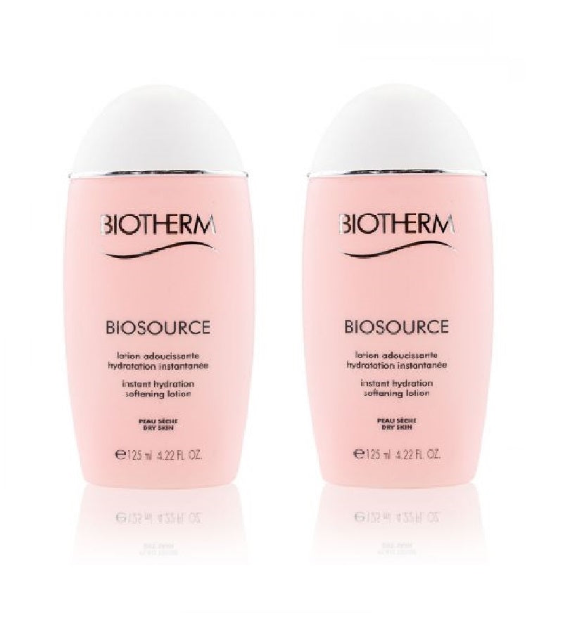 2xPack Biotherm Biosource Gentle Cleansing Lotion for Dry Skin - 250 ml