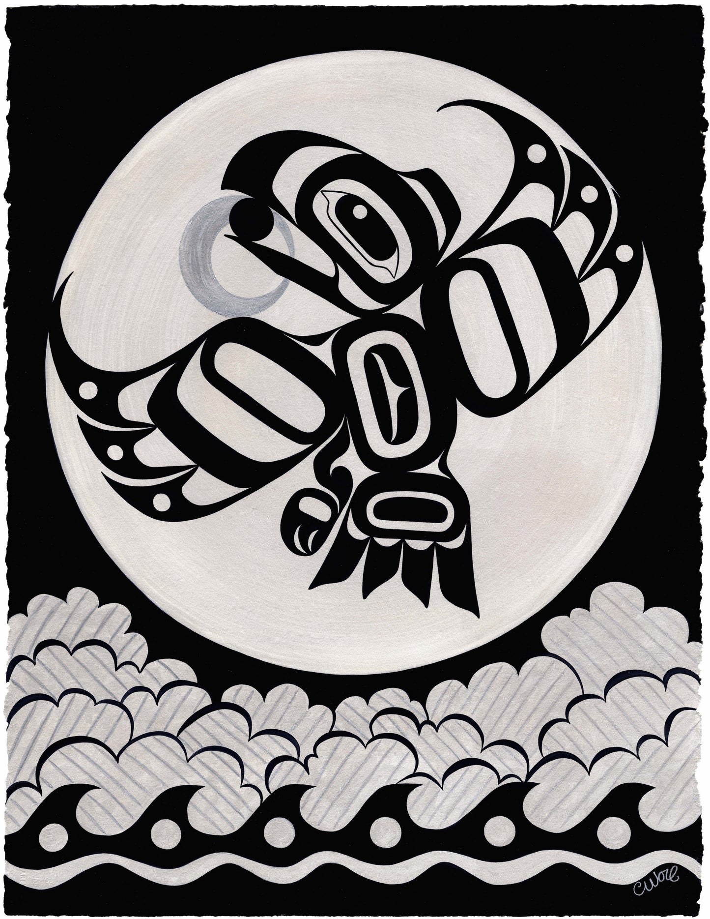 Raven's Eclipse Giclée Print