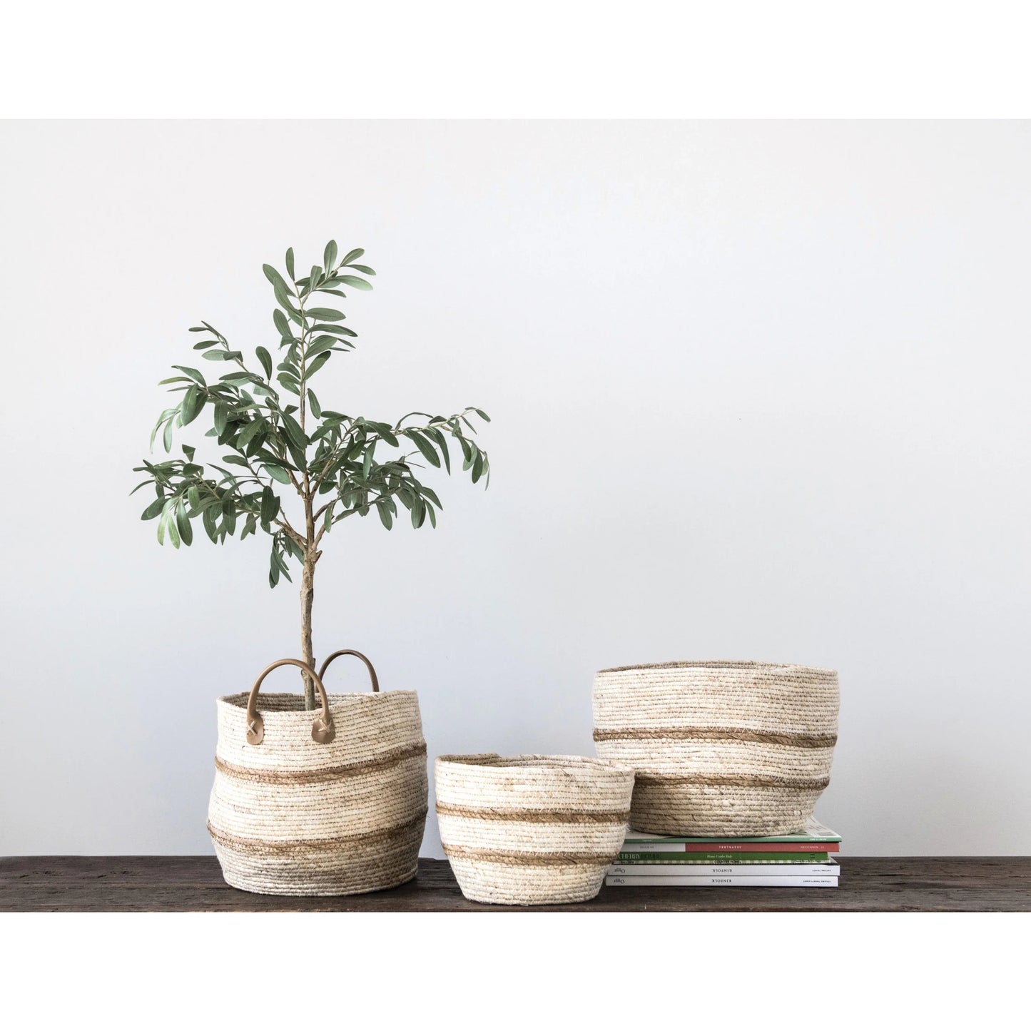 Striped Maize Baskets Collection