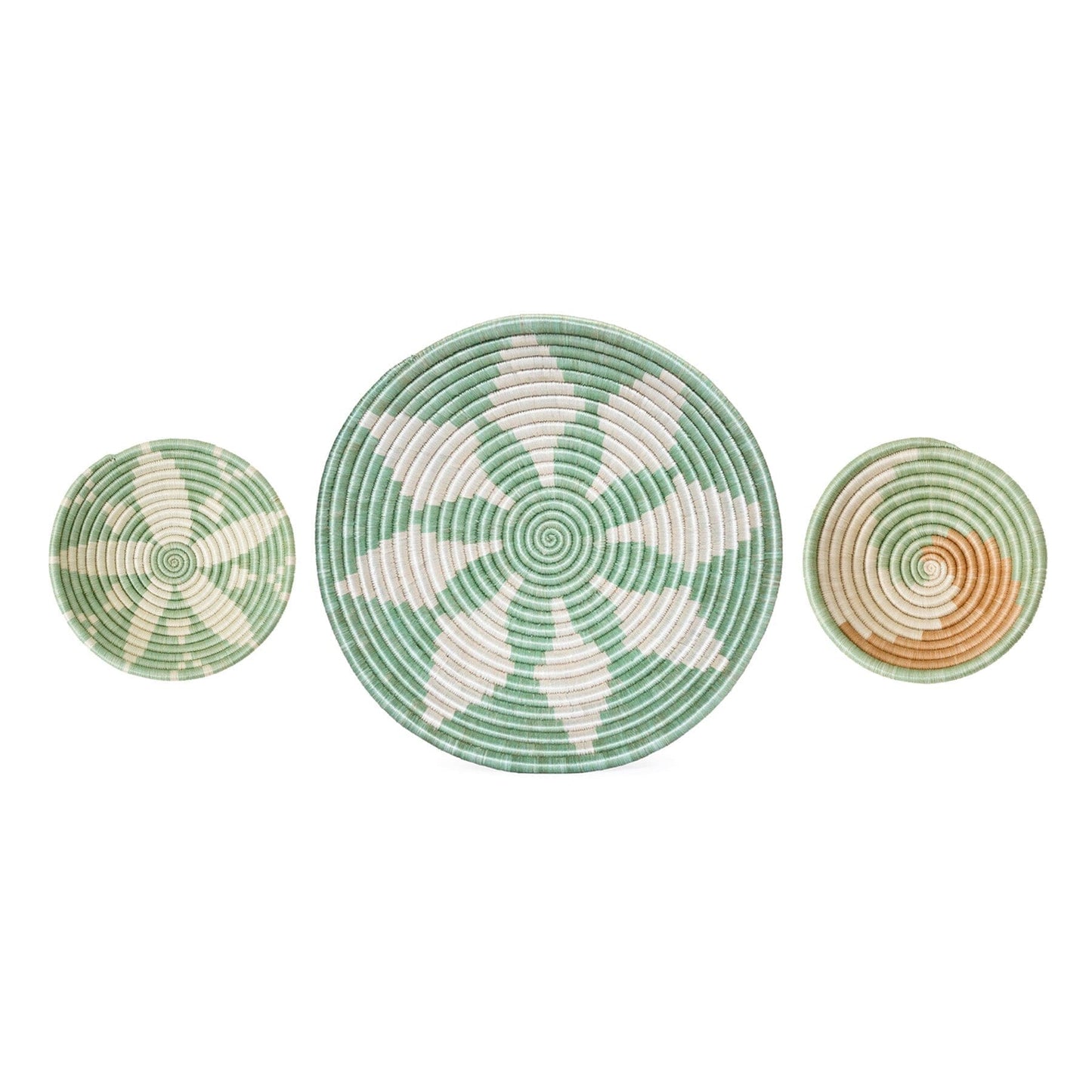 Restorative Woven Bowl Set - Seafoam