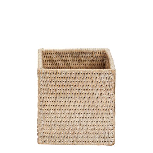 Basket BOD Rattan Square 5.5" Basket by Decor Walther Decor Walther Light Rattan