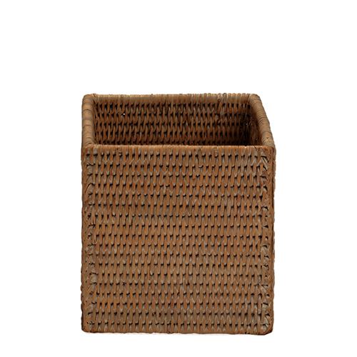 Basket BOD Rattan Square 5.5" Basket by Decor Walther Decor Walther Dark Rattan
