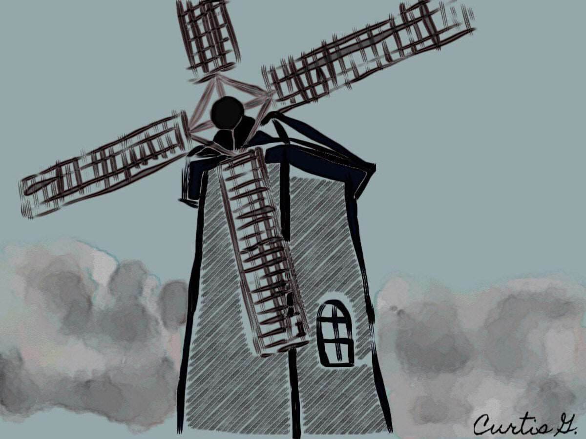 Blue Windmill