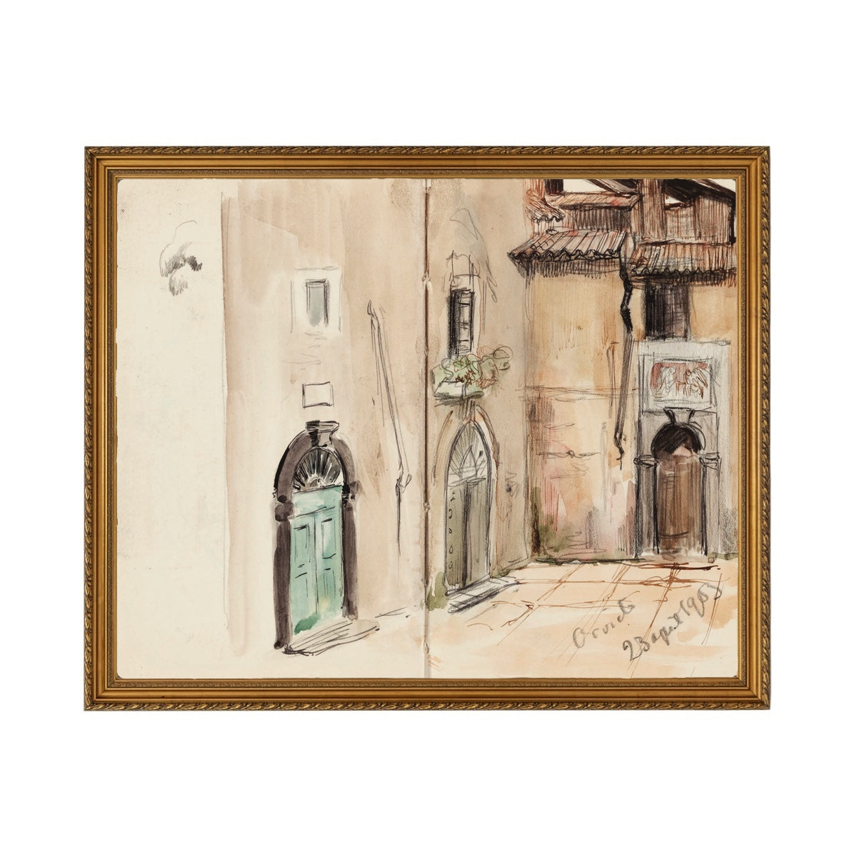 Courtyard - Unframed Art Print