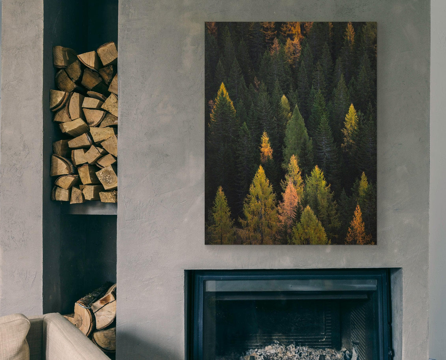 Enchanted Forest Tree Woodland Art Canvas Print #C112