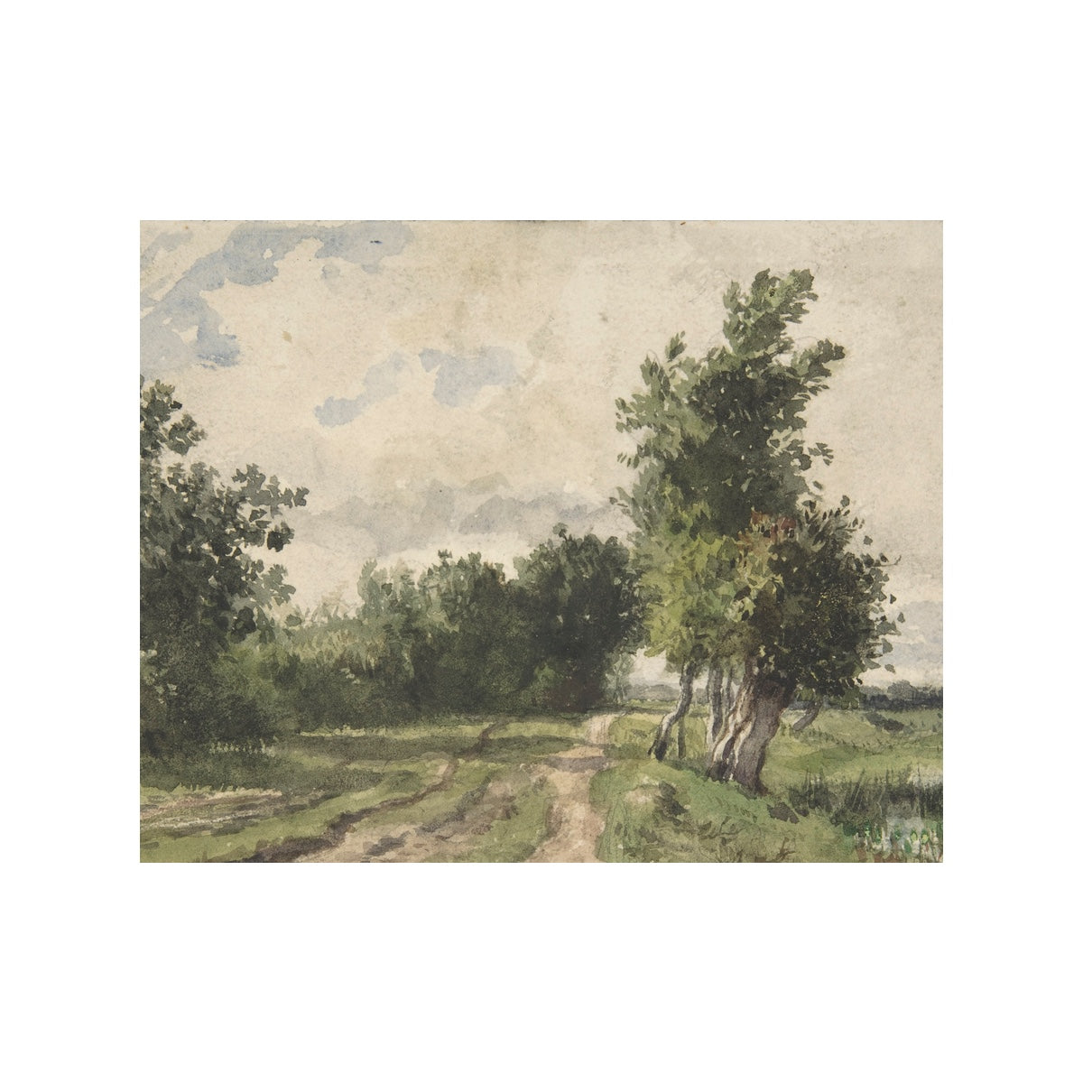 Provence in Watercolour - Unframed Art Print