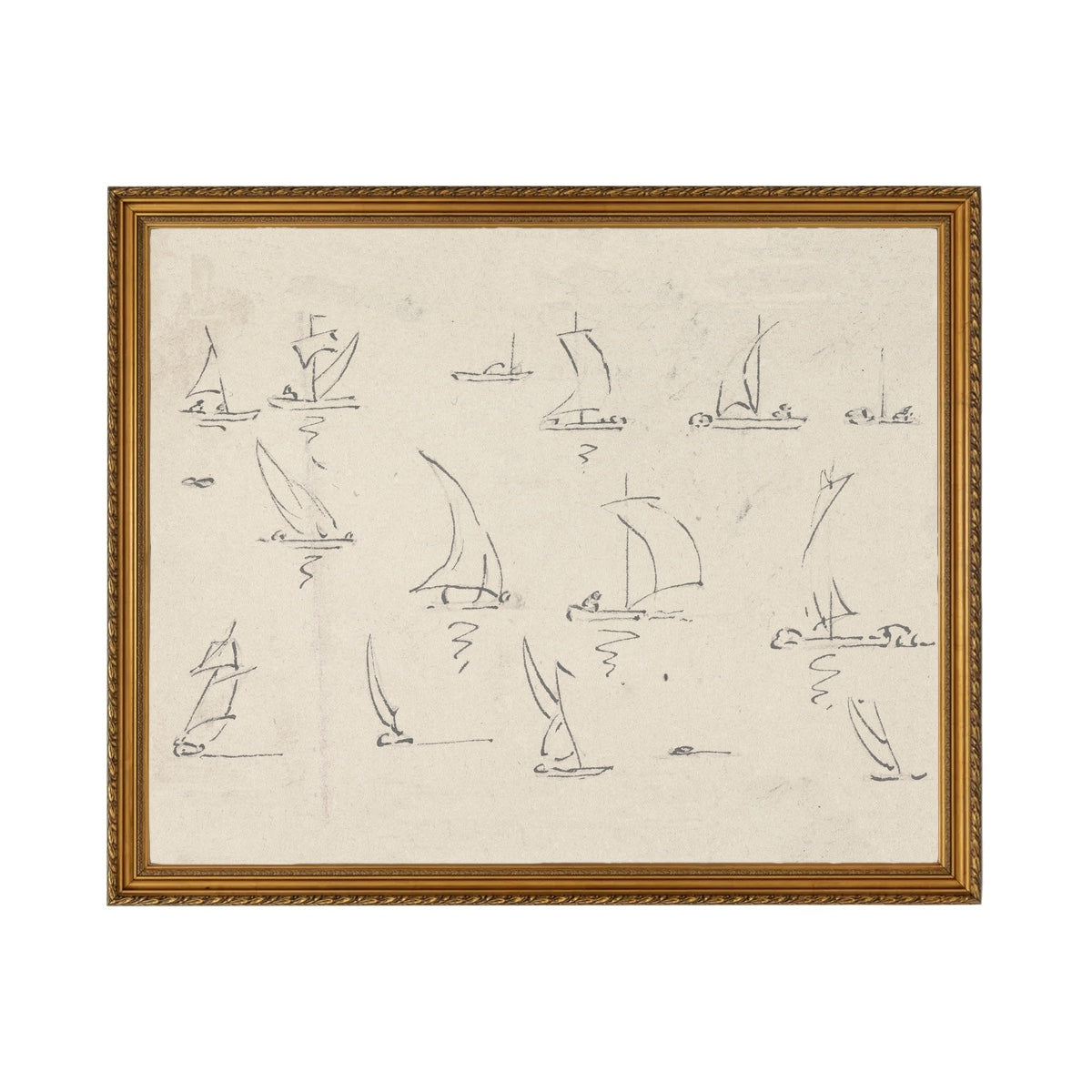 Sailboats - Unframed Art Print