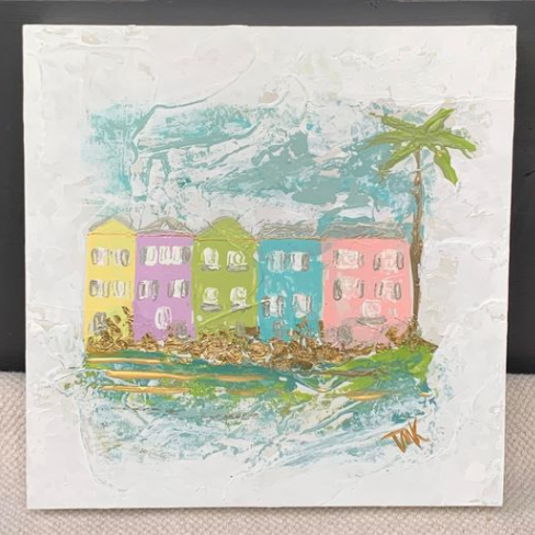 Rainbow Row Series, Original Art by Tara Kellner