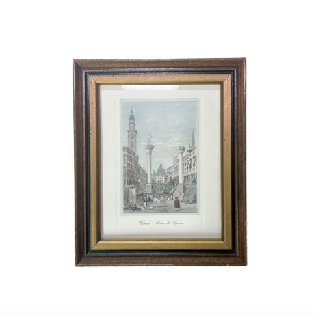 Vintage Italian Frame Scene