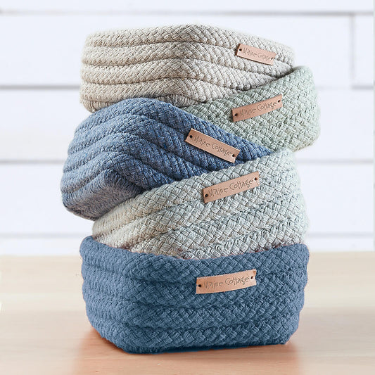 Braided Sunbrella Catchall Basket