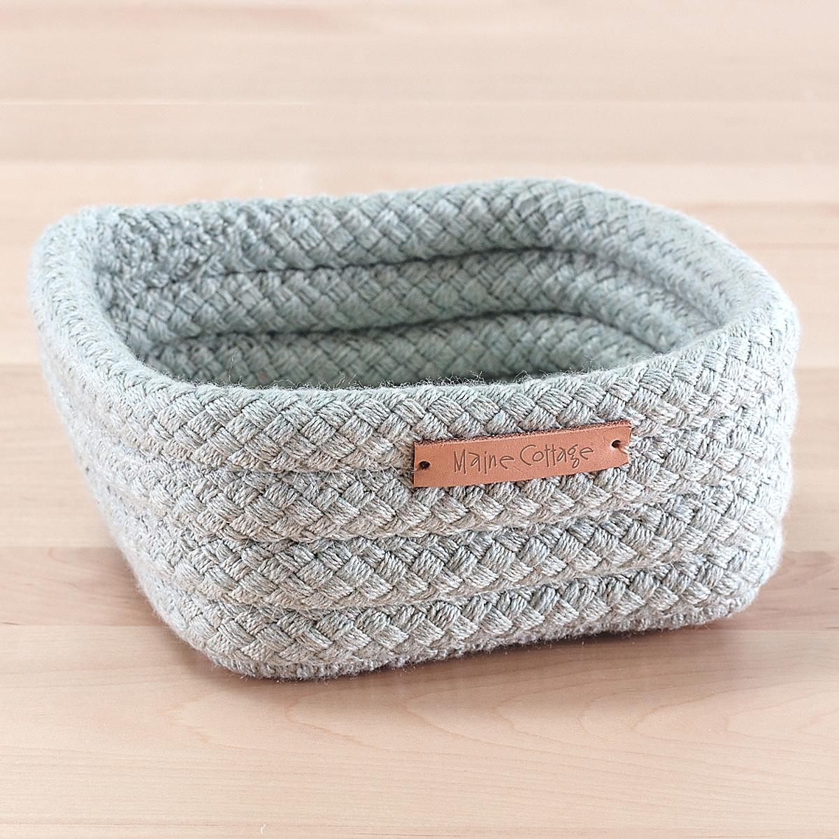 Maine Cottage Braided Sunbrella Catchall Basket | Maine Cottage®