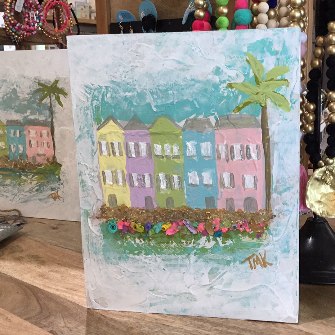 Rainbow Row Series, Original Art by Tara Kellner