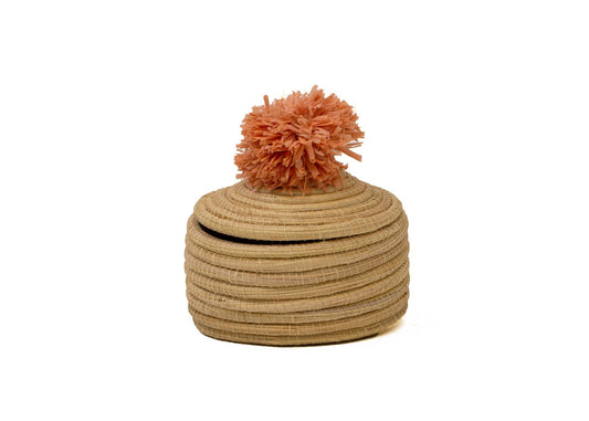 Peach Penelope Pom Pom Box