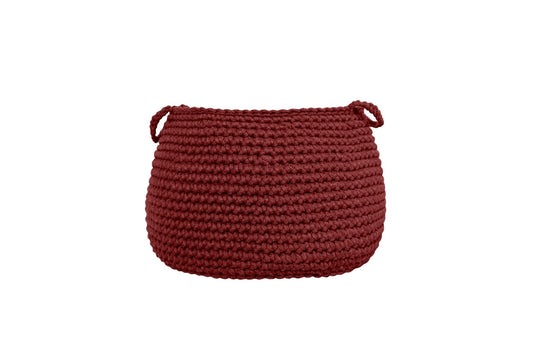 Crochet Basket, Size L | TERRACOTTA