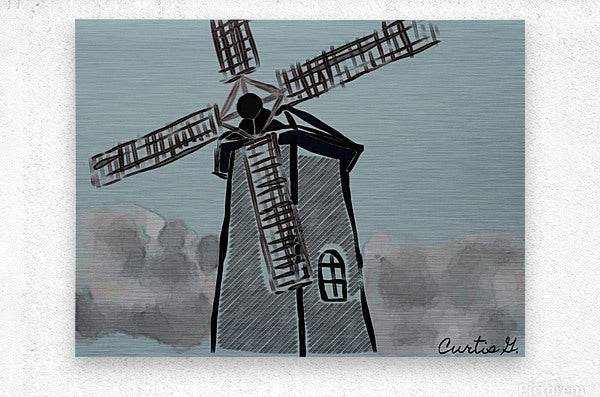 Blue Windmill - Premium artwork from Concordia Style - Just $24! Shop now at Concordia Style Boutique
