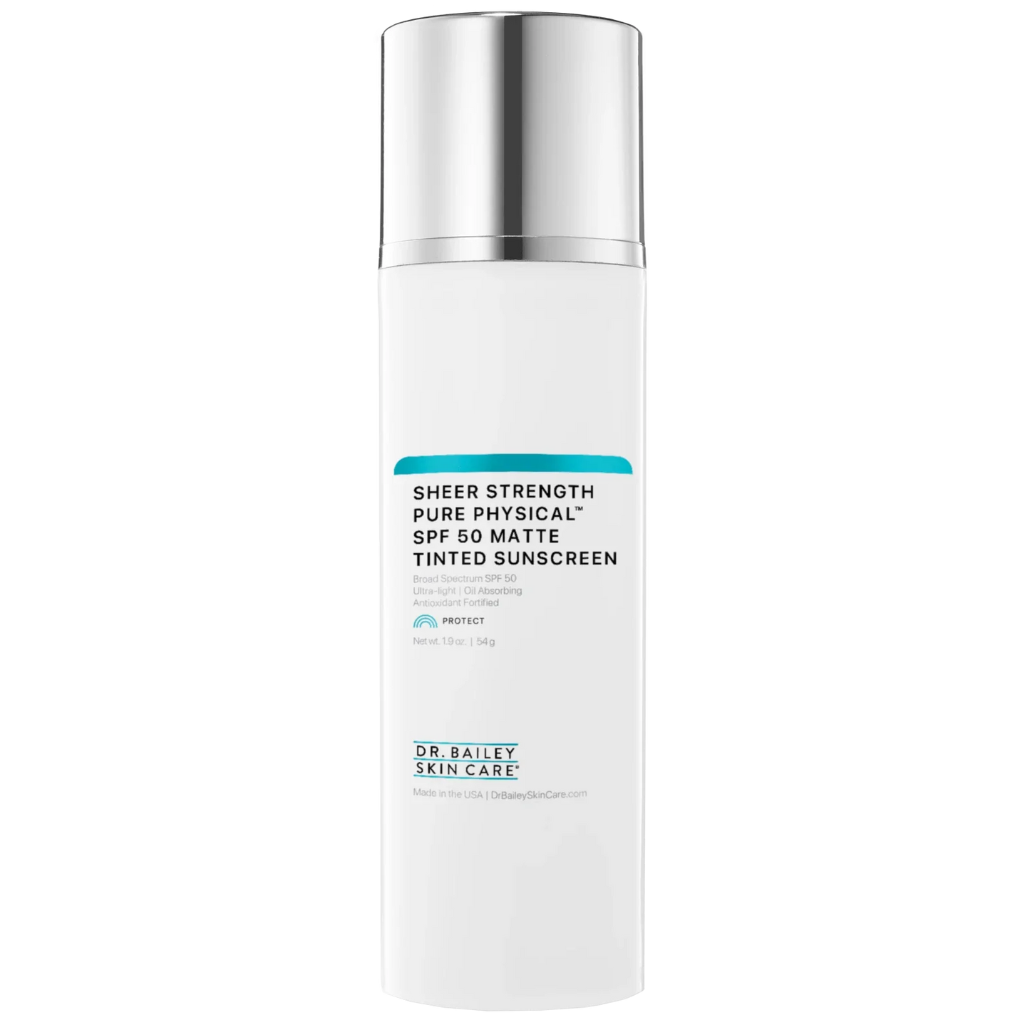 Sheer Strength Pure Physical Matte Tinted Creme Sunscreen, SPF 50