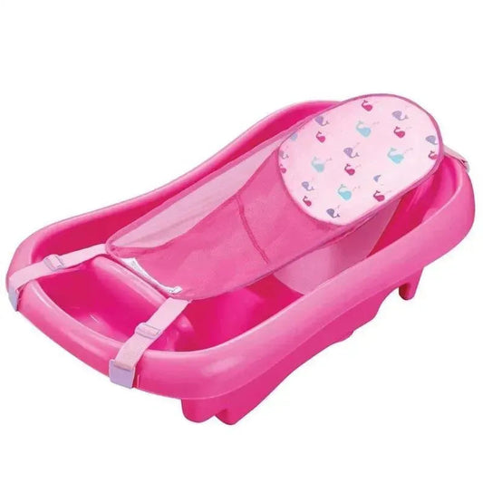 The First Years Sure Comfort Deluxe Newborn to Toddler Tub with Sling - Pink