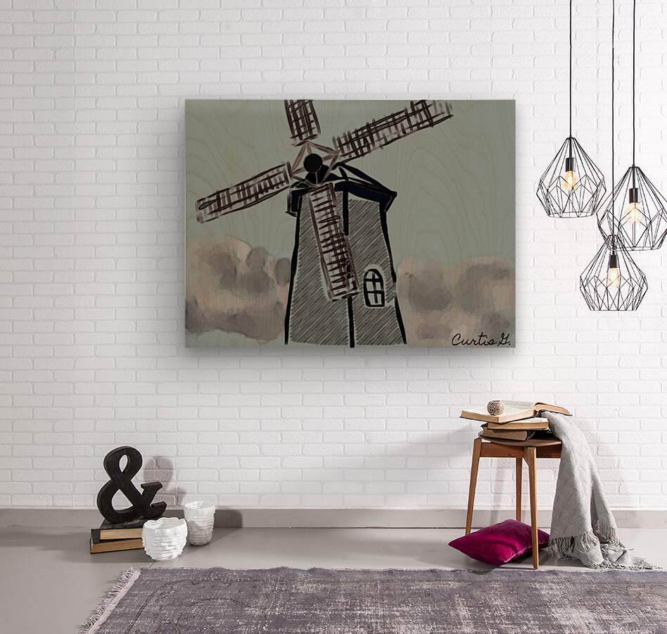 Blue Windmill - Premium artwork from Concordia Style - Just $24! Shop now at Concordia Style Boutique