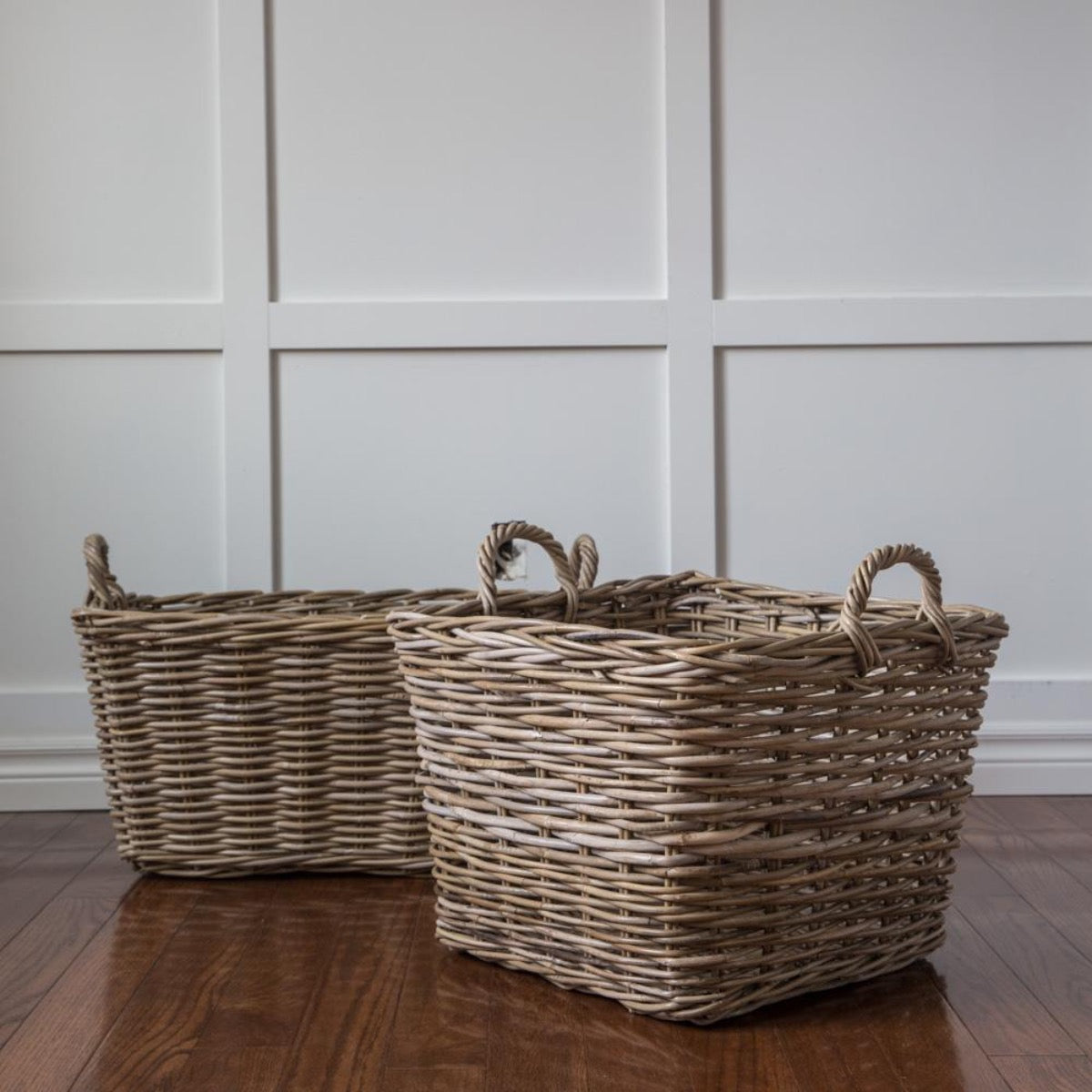 Woven Square Wicker Basket